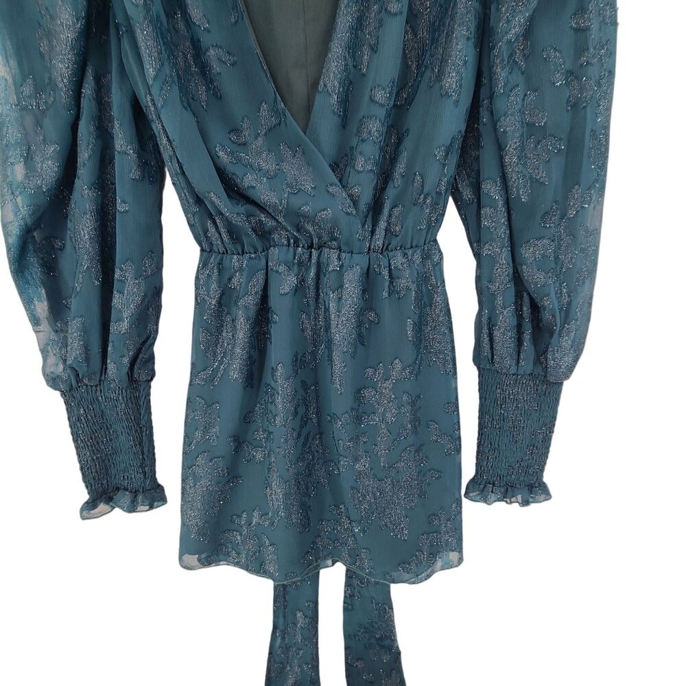 REVOLVE Teal Midi Dress - Picture 4 of 13
